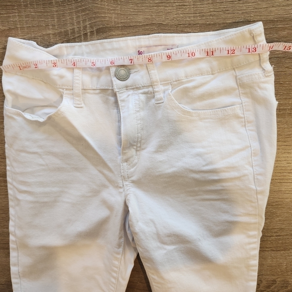 So low rise jeggings white size 7 - Picture 5 of 8